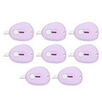 4/8Pcs Mini Box Cutters Retractable Small Utility Knife Portable Cute Letter Envelope Opener with Keychain Hole Office Supplies