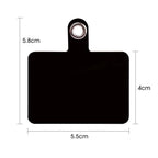 1-30pcs Strong Transparent Phone Lanyard Cads Universal Mobile Phone Flexible Tether Tabs Clear Hanging Strap Patches Cord Clip