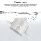 Folding Hand Brewed Coffee Filter Coffee Dripper Cone for Drip Coffee and Tea with Stainless Steel Holder No Filter Paper