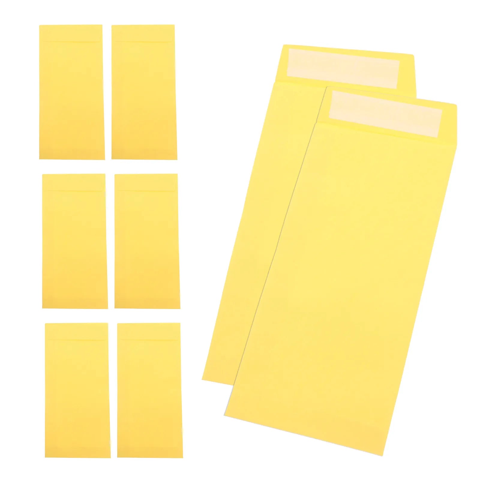 60Pcs Paper Envelopes Business Letter Covers Invitation Self Seal Large Capacity Multi Function Convenient Security Envelopes