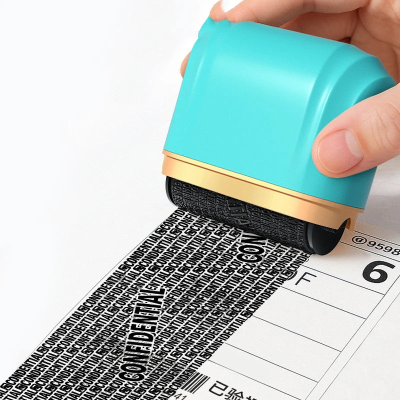 Rolling-type Stamping Seal Garbled Characters Privacy Seal Express Delivery Anti-leakage Information Coverage