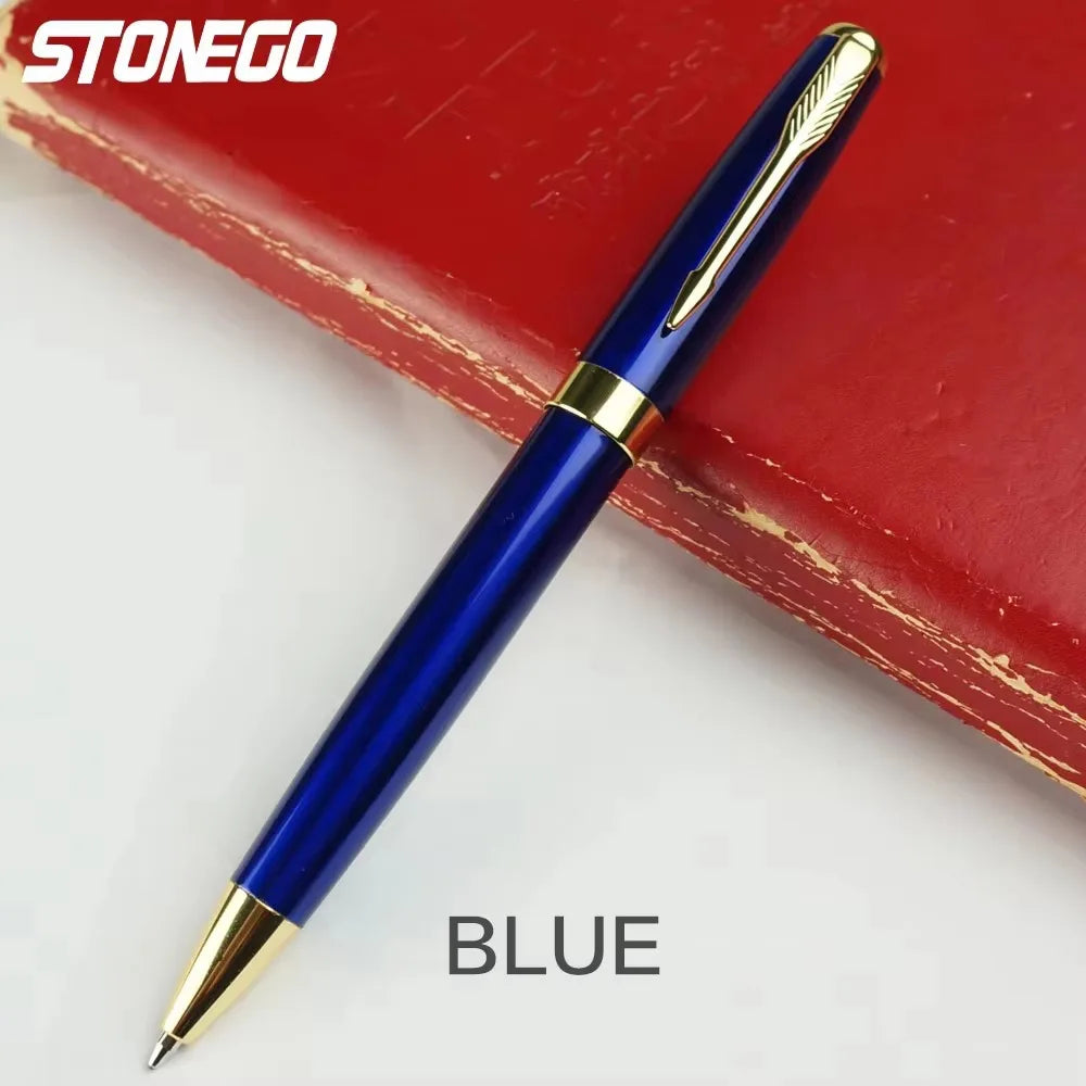 STONEGO Fashion Wallet Pen Short Paragraph Gift Travel Pocket Pen Mini Pocket Short Clip Metal RollerBall Pen Travel Pocket Pen