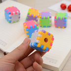 Kawaii Creative Blocks Pencil Sharpener Stationery School Office Supplies Novelty Gift Cube Funny