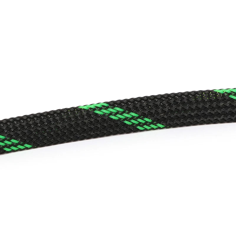 5M Multicolor PET Insulated Braid Sleeving 2mm - 40mm Expandable Wire Cable Sheath Flame-retardant Nylon Braided Mesh Tube DIY