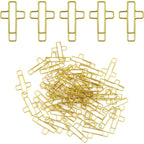 20/50 PCS Gold Cross Bible Paper Clips - Versatile Bible Study Supplies, Also Great as Journaling Paper Clips and Bookmarks
