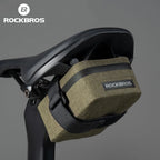 ROCKBROS Bike Saddle Bag Waterproof MTB Road Bike Bag Portable 0.4LMini Tail Bag Lightweight