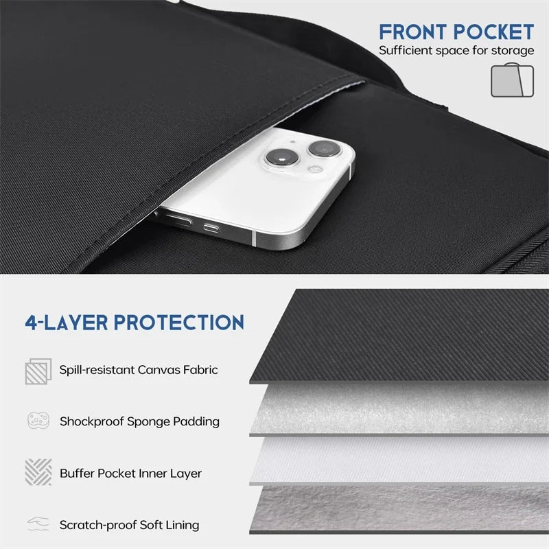 Waterproof Carrying Handle Bag Laptop Case for Macbook Neo 13 2026 Pro 16 15 14 12 Inch M4 M3 M5 Chip Mac Book Air Sleeve Cover