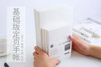 A5 A6 80Sheet Paper Refill Agenda Planners Diary Grid Line  Binder Sheets Six Hole envelope zip pouch Office School Stationery