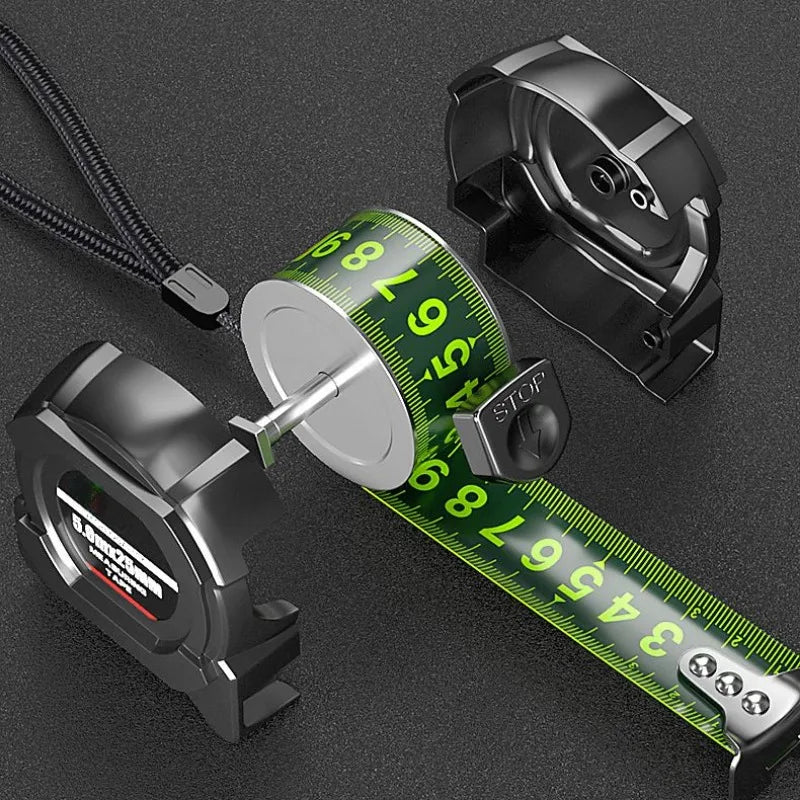 5/7.5/10M Metric Measuring Tape Self Locking Steel Tape Measure Retractable High Precision Wear-resistant Ruler Measuring Tools