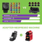 Capsule Adapter For Nespresso Original Capsules Convert for Dolce Gusto Crema Make for Dolce Gusto Coffee Machine CIRCOLO Genio
