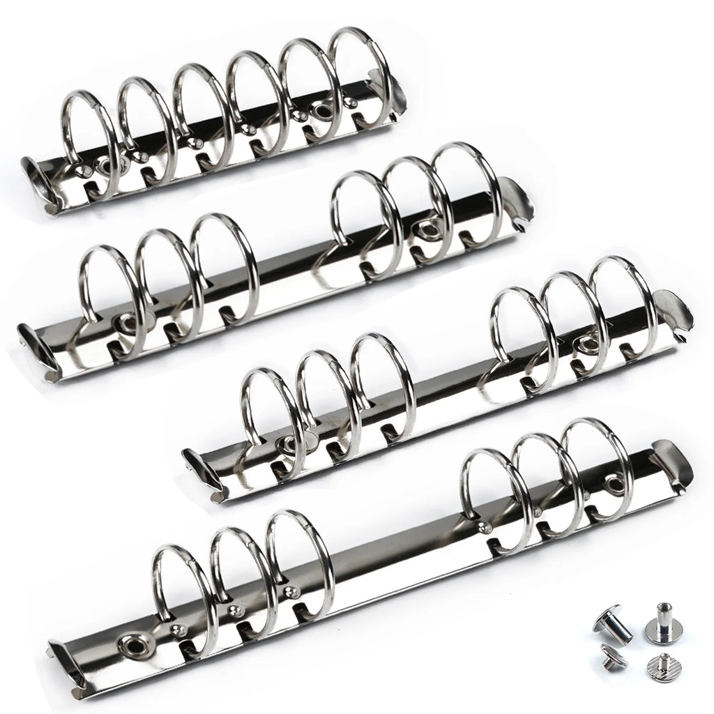 High-quality Metal Ring Binder Clips for Loose Leaf Notebook, Detachable A5 Personal A6 A7 Binder Rings for Planner Accessories