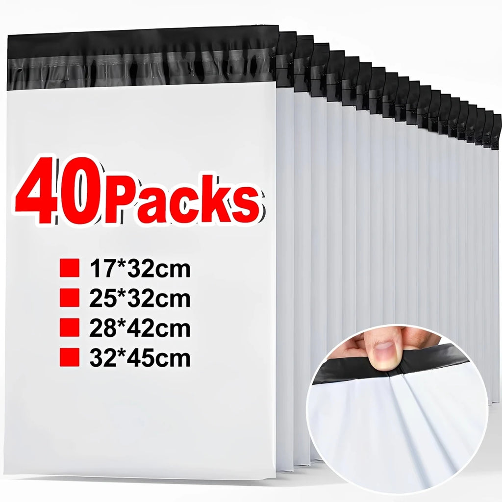 10-40Pack Business Poly Mailers Self Adhesive Shipping Envelopes Tear-Proof Waterproof Poly Bags for Packaging Mailing Bags