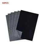 50pcs A4 Graphite Transfer Paper Tracing Painting Sheets Copy Graphite Paper for Drawing Patterns Sketch Canvas Fabric