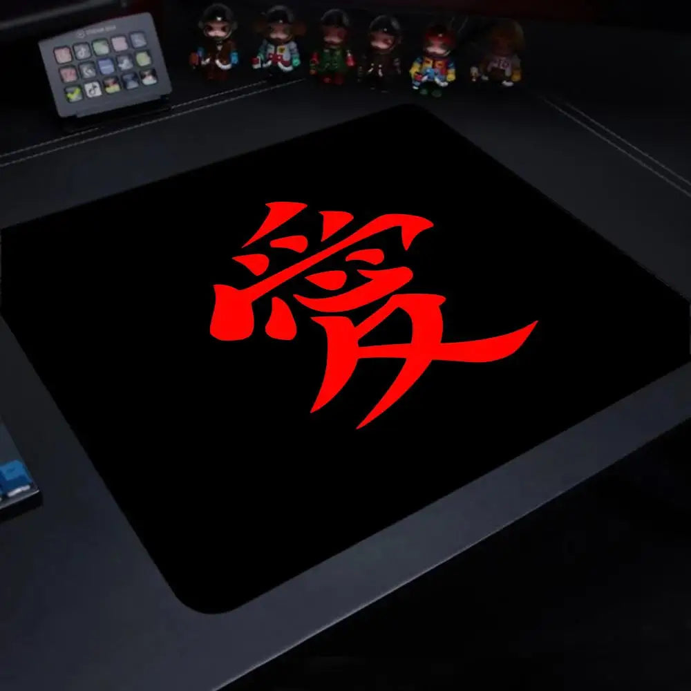 E-Sports Multiple Size Mousepad Small Locking Edge Mouse Mat Chinese Character "Love" Speed Mouse Pad Ultrafine Surface Desk Mat