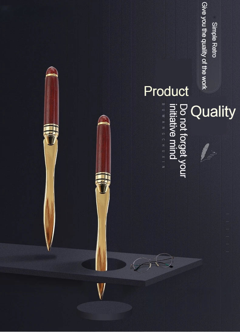 1pc exquisite mahogany letter opener, wooden letter opener for opening envelope, office gift gift letter cutting knife