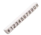 10pcs 9x6mm Adjustable Dollars Number Stand Watch Labels Cube Price Tags