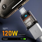 Type C Adapte USB 3.2  OTG Fast Charging 120W 10GB High Speed Data Audio Transfer For PC Tablet
