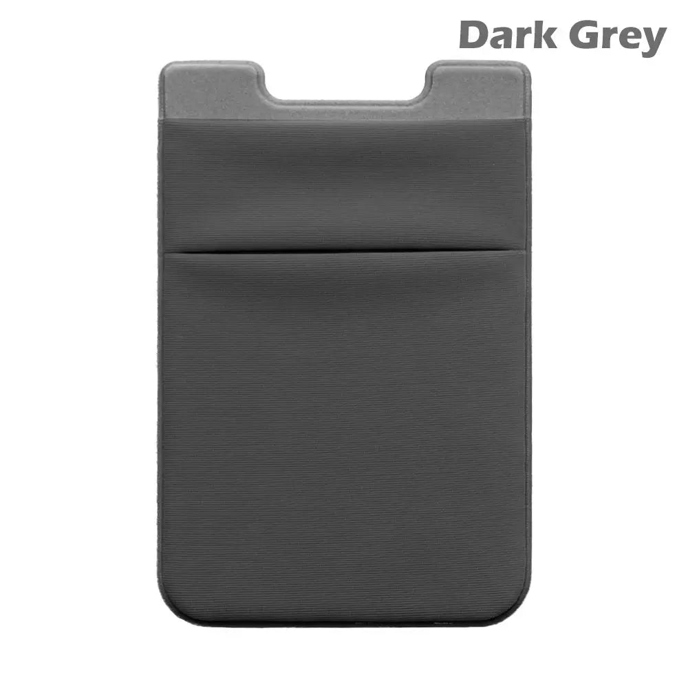 Silicone Phone Card Holder Wallet Case Phone Wallet Stick On Credit Card Holder Phone Pocket for Almost All Cell Phone