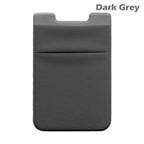 Silicone Phone Card Holder Wallet Case Phone Wallet Stick On Credit Card Holder Phone Pocket for Almost All Cell Phone