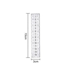 1/2pcs 15cm Quilting Patchwork Ruler Fabric Cloth Cutting Ruler Acrylic Sewing Rulers DIY Knitting Crafts Tailor Sewing Tools