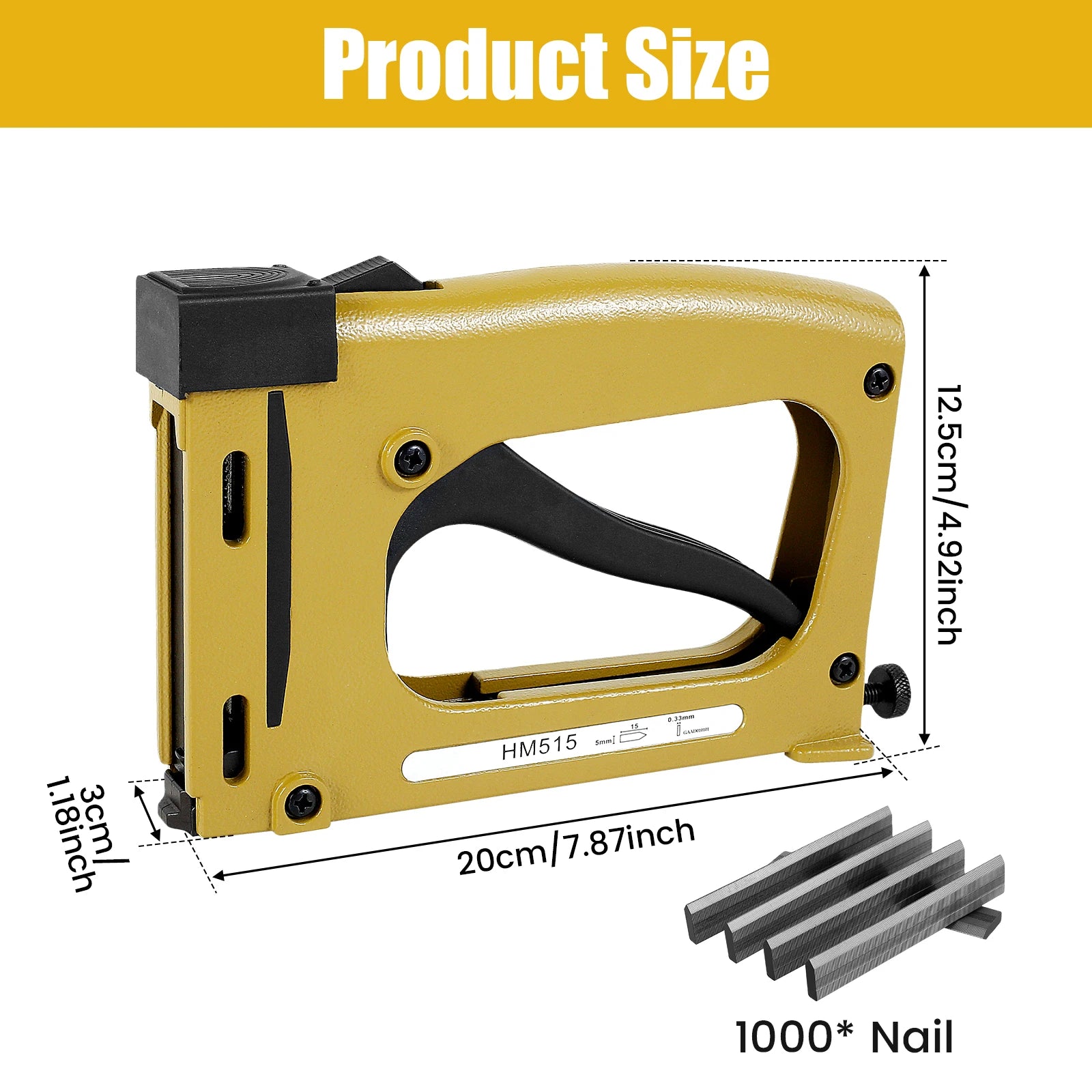 Picture Frame Gun Nailer With 1000pcs Nails Manual Flex Point Tacker Framing Pin Stapler Lightweight Point Nail Tacker Hot sale