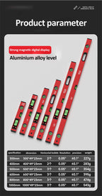 30/40/50cm Electronic Digital Display Level Ruler Magnetic Angle Meter Aluminum Alloy Level Protractor Inclinometer 90 Degree