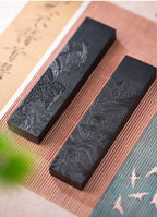 Chibese Calligraphy Sumi Ink Stick for Writing Painting Ink Stone Calligraphy Brush Rectangle Chinese Style Ink Blocks Drawing