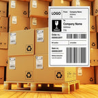 350 Labels Per Roll 100x150mm 4x6in Direct Thermal Self-Adhesive Shipping Labels, Industrial Mailing Address Stickers for Commer