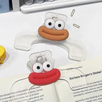 Funny Book Folder Clip Simple Reading Aid Fixed Book Holder Creative Design Practical Note Holder For Bookstore Kawaii Paperclip
