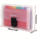 13-Compartment Mini Accordion Bag, A6 Multi-Layer Accordion Folder, Document Folder, Receipt Folder, Pocket Accordion File Manag