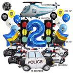 Police Party Plates Napkins Police Birthday Party Tableware Set Police Officer Car Party Decorations Favors Police Theme Party