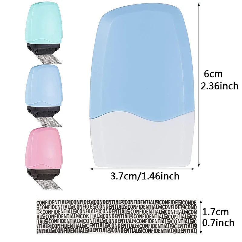 Identity Protection Roller Stamp Identity Theft Protection Roller Stamp For ID Blockout Privacy Confidential and Address Blocker