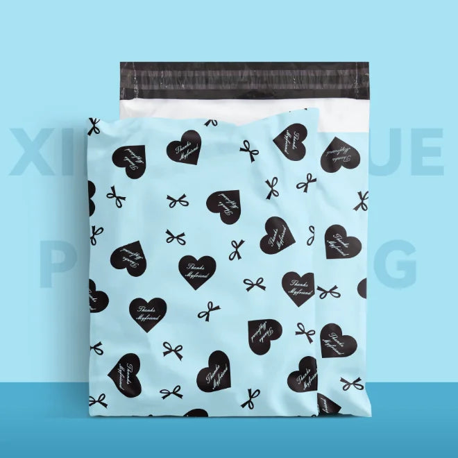 Poly Mailer Adhesive Envelope Courier Print Bag DIY Lady Panties Dress T-shirt Wedding Xmas Gift Box Packaging Pouches