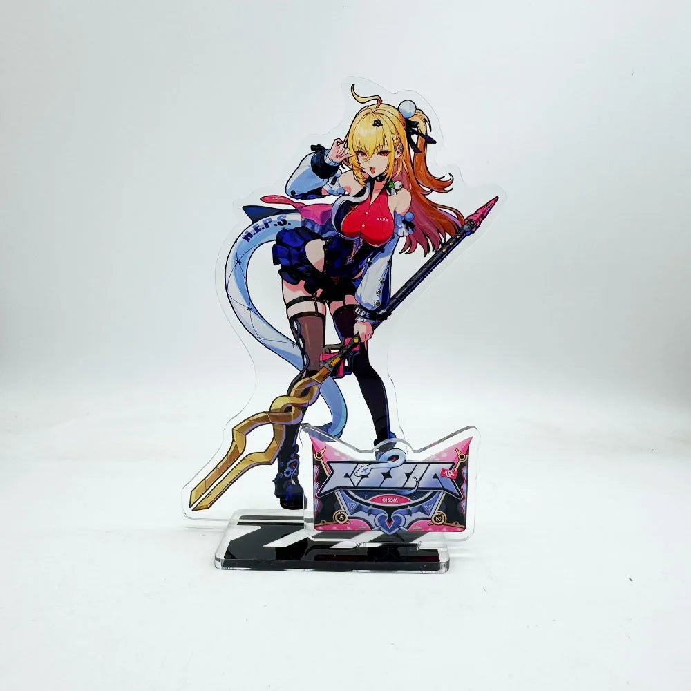 Game Zenless Zone Zero Ye Shun­guang Dialyn Hoshimi Miyabi Anime Acrylic Stand Model Plate Keychain Desk Decor Collection gift