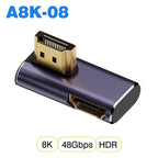NNBILI HDMI2.1 48Gbps 8K@60Hz 4K@120Hz Ultra High-Speed Adapter Mini/Micro HDMI to HDMI Converter for PS5 X/S PC HDTV Projector