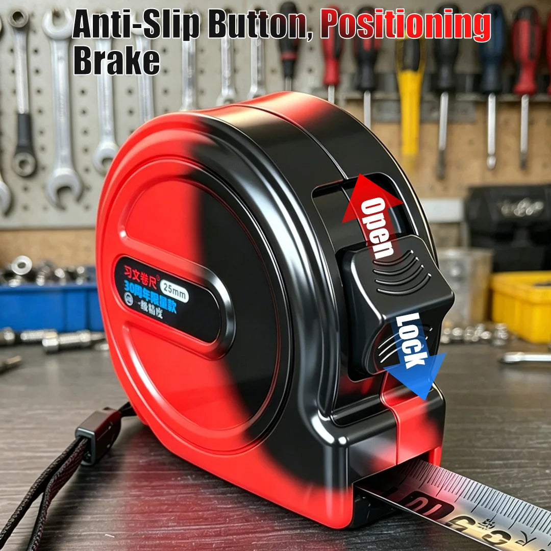 5/7.5/10M meter measuring tape Self-locking high strength steel measuring tape high precision wear-resistant measuring tool