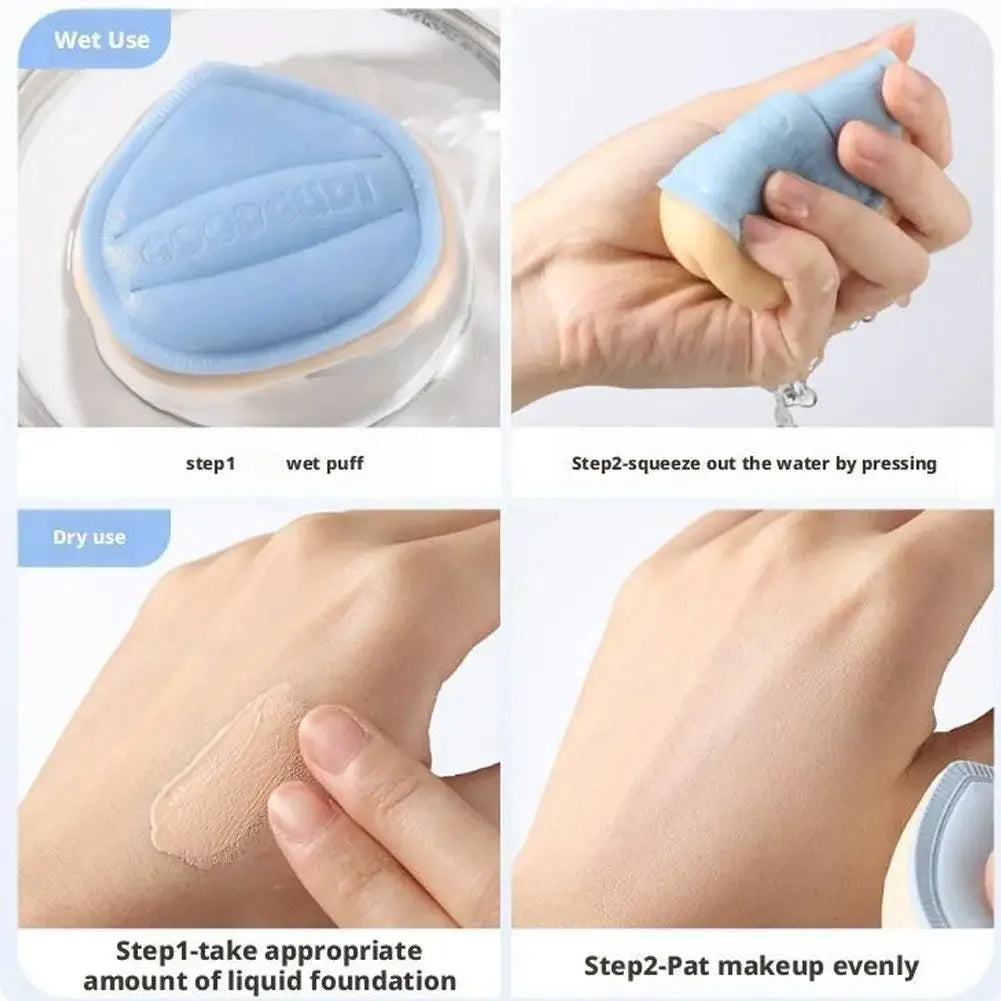 Marshmallow Air Cushion Powder Puff Dual Use Dry Wet Soft Sponge For Foundation Liquid Base Cosmetic Beauty Makeup Accessory