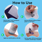 10/30/50/100Pcs Tattoo Transfer Pape High Quality A4 Size Copy Paper Thermal Paper For Tattoo Transfer Machine Tattoo Accessorie