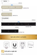 150/250mm Bookmark Rulers Flexible Folding Soft Magnetic Ruler Protable Foldable Pvc Magnetic Rulers Art Tools School Supplies