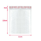 Bulk 50 Shockproof White Foam Envelope Bag Self-sealing Padded Mail Bubble Bag Envelope Shipping Office Packaging Parcel
