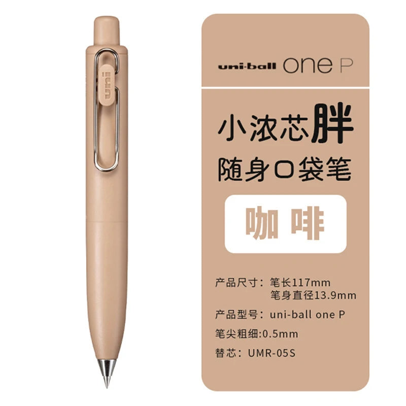 Uni Uniball One P 1pcs Gel Pen Japan Original New Stationery UMN-SP 0.5 Mini Pocket Pen Cute Portable Writing,Record Neutral Pen