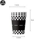 Race Car Party Plates Cup Napkins Race Track Party Supplies Racing Sports Themed Tableware for Kids Boys Birthday Home Decors