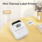 Portable Label Printer Marklife P50 Mini Printer Thermal Label Maker Self Adhesive Sticker Machine Similar as M110 M220 Printer