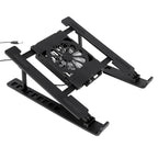 2026 Hot Selling Items Adjustable Height Laptop Cooling Stand Portable Foldable Design Multiple Speed Quiet Fan