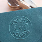 Customize Embossing Stamp Wedding Monogram Embosser Stamp,Personalized 2 initials Embosser Stamp,Wedding gift,hand held embosser