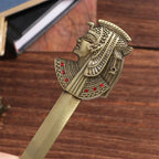 Egyptian Pyramid Pharaoh Envelope Opener DIY Crafts Tool Zinc Alloy Express Opener Retro Letter Opening Tool