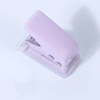 1PC mini single hole puncher DIY circular hole manual loose leaf paper 6mm punching machine student office stationery