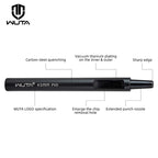 WUTA 1PC Leather Punching Tool Round Hole Hollow Puncher Black Titanium Plated Anti-rust DIY Craft Tool for Belt,Watch Band