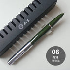 NEW Wingsung 601 Press Piston Fountain Pen Iridium EF/F Nib Steel Cap Vacumatic Resin Ink Pen School Stationery Office Supplies