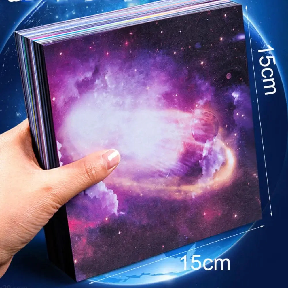 Creative Square Star Sky Constellations Origami Paper Kid DIY Handmade Double-sided Coloring Fold Craft Paper Art Material Gift